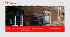 Desktop Screenshot of kappa.com.ar
